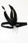 Preview: 20er-Jahre Flapper-Stirnband mit Strass-Brosche & Federn